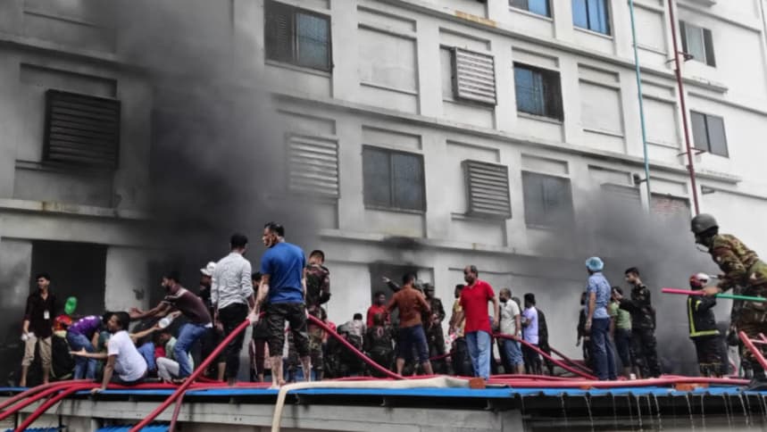 Fire at Ashulia garment factory brought under control