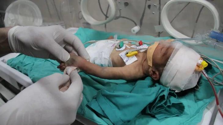 Children starving to death in northern Gaza hospitals: WHO