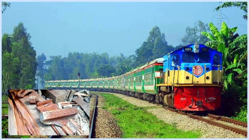 Train-rail-line