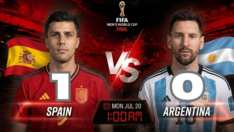 Spain vs Argentina —World Cup: Live score and match stats